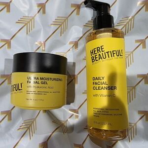 Here Beautiful- Facial Cleanser and Ultra Moisturizing Gel - Set
